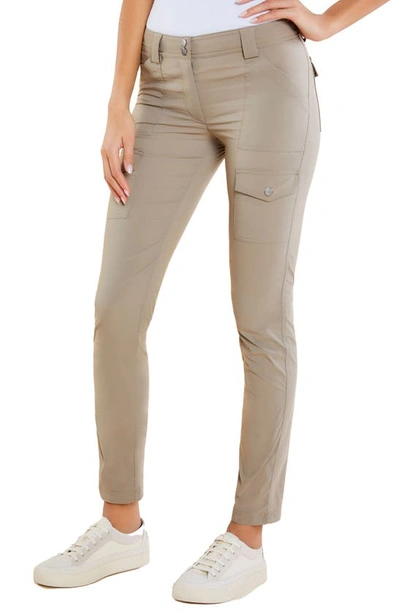 Shop Anatomie Kate Skinny Cargo Pants In Khaki