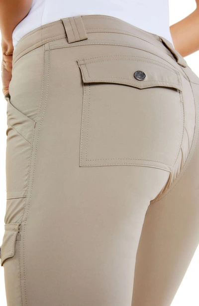 Shop Anatomie Kate Skinny Cargo Pants In Khaki