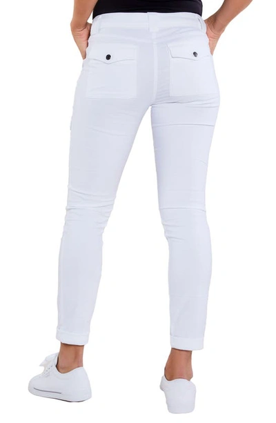 Shop Anatomie Kate Skinny Cargo Pants In White