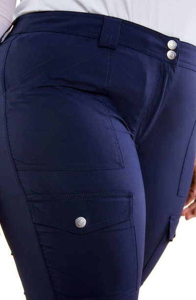 Shop Anatomie Kate Skinny Cargo Pants In Navy