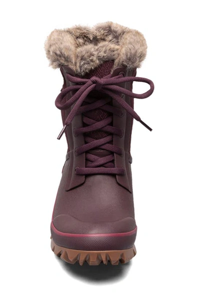 Shop Bogs Arcata Insulate Waterproof Boot In Wine