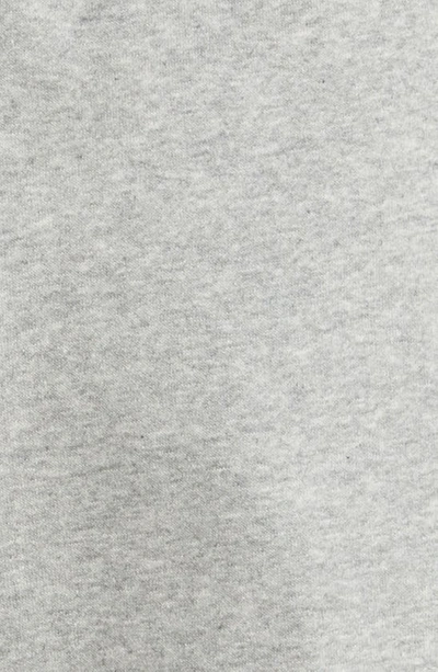 Shop Nike Phoenix Fleece Knit Shorts In Grey Heather/ Sail