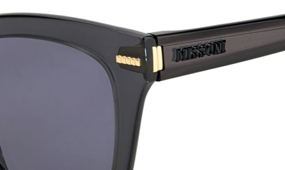 Shop Missoni 51mm Transparent Cat Eye Sunglasses In Grey/ Grey