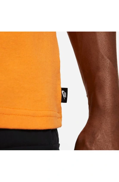 Shop Nike Premium Essential Cotton T-shirt In Kumquat/ Black