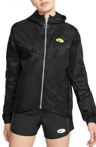 Nike Icon Clash Water Repellent Running Jacket In Black | ModeSens