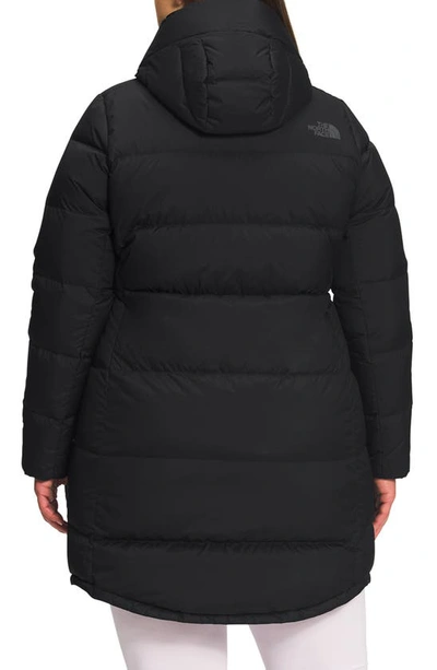 The North Face Metropolis Water Repellent 550 Fill Power Down Hooded Parka In Tnf Black