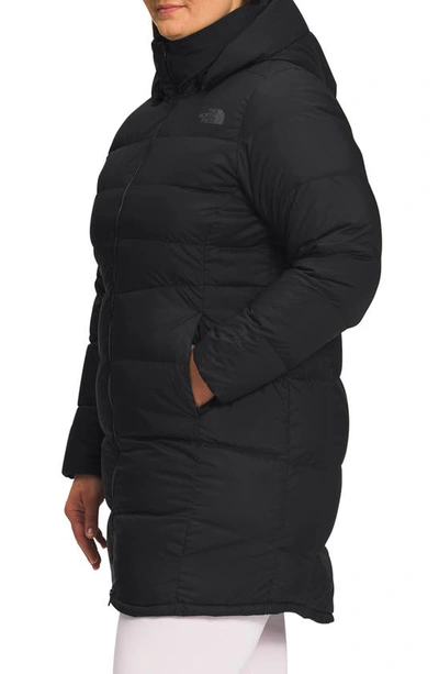 The North Face Metropolis Water Repellent 550 Fill Power Down Hooded Parka In Tnf Black