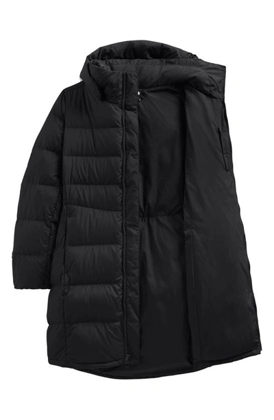 The North Face Metropolis Water Repellent 550 Fill Power Down Hooded Parka In Tnf Black
