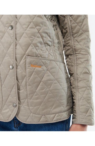 Shop Barbour Annandale Quilted Jacket In Doeskin