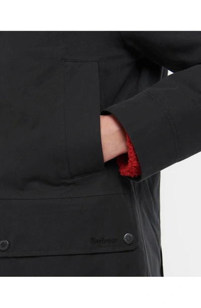 Shop Barbour Beadnell Waterproof Jacket In Black/ Ancient
