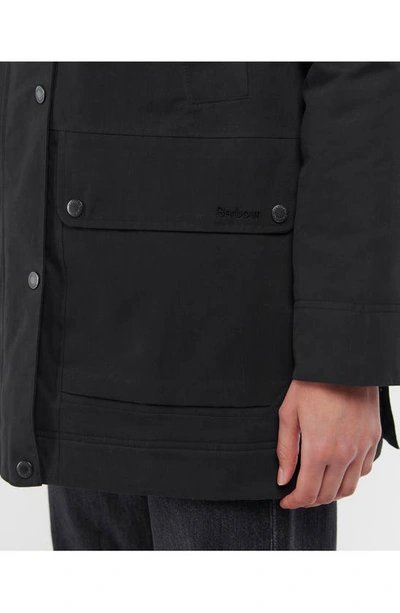 Shop Barbour Beadnell Waterproof Jacket In Black/ Ancient