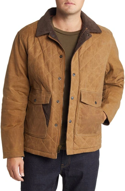 Schott Waxed Water Resistant Hunting Jacket In Khaki ModeSens