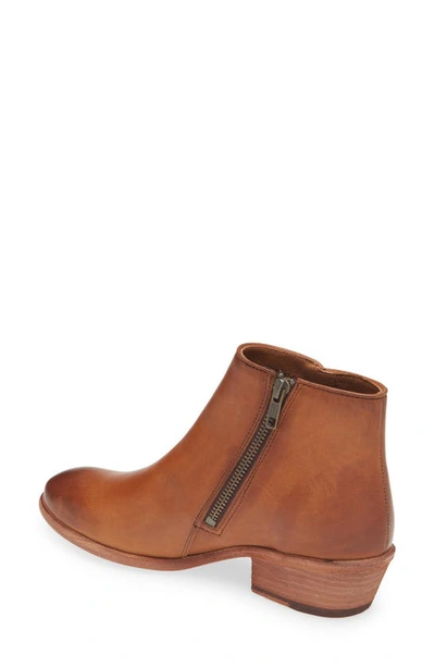 Shop Frye Carson Bootie In Caramel Leather