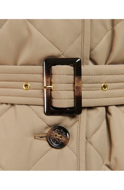 Shop Barbour Cordelia Quilted Jacket In Rosewood/ Rosewood Tartan