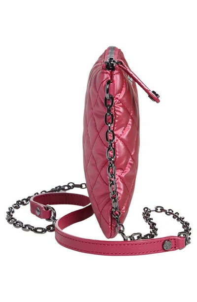 Mz Wallace Ruby Quilted Crossbody Bag In Peony Pearl