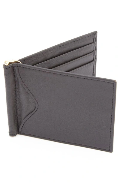 Shop Royce New York Personalized Rfid Leather Money Clip Card Case In Black- Deboss