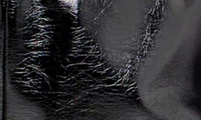 Grey Lab Shiny Faux Leather Shorts In Black