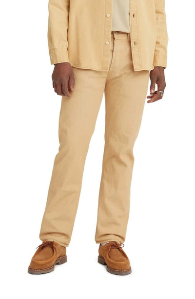 Shop Levi's 501™ Original Straight Leg Jeans In Yellow Stone