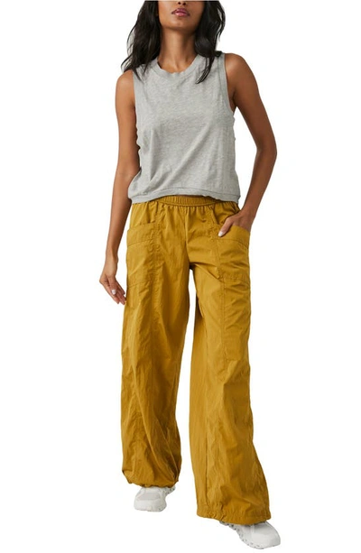 Shop Free People Fp Movement Off The Record Wide Leg Pants In Alchemy