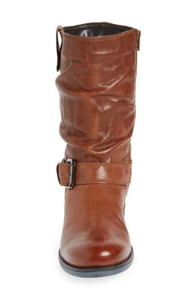 Shop Josef Seibel Sanja Slouch Boot In Cognac Leather