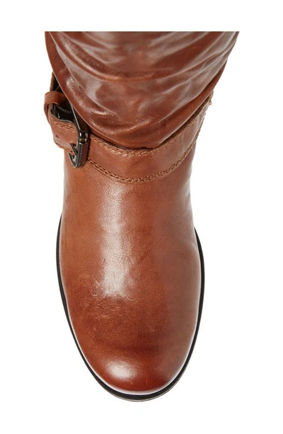 Shop Josef Seibel Sanja Slouch Boot In Cognac Leather
