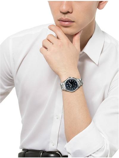 Pre-owned Casio Oceanus Ocw-s100-1ajf Premium Production Line Titanium Men's Watch 41.5mm