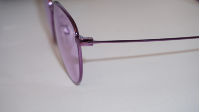 Pre-owned Balenciaga Sunglasses Aviator Purple Purple Bb0088sk 003 57 17 145