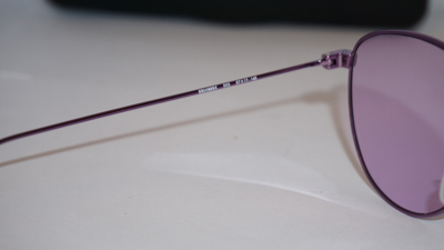 Pre-owned Balenciaga Sunglasses Aviator Purple Purple Bb0088sk 003 57 17 145