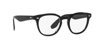 Pre-owned Oliver Peoples 0ov5485u Jep-r 1005 Black/blue Block Unisex Eyeglasses