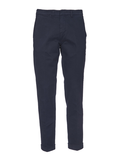 Shop Fay Trousers In Blue