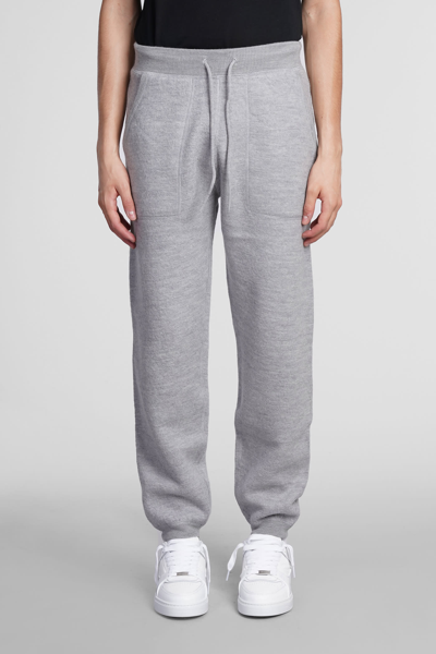 Shop Mc2 Saint Barth Pants In Grey Wool
