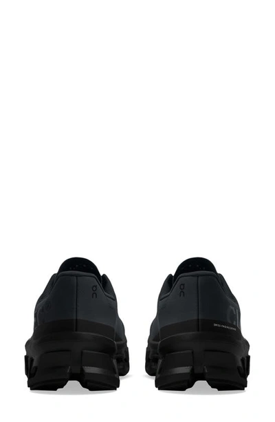 Shop On Cloudmster Running Shoe In All Black