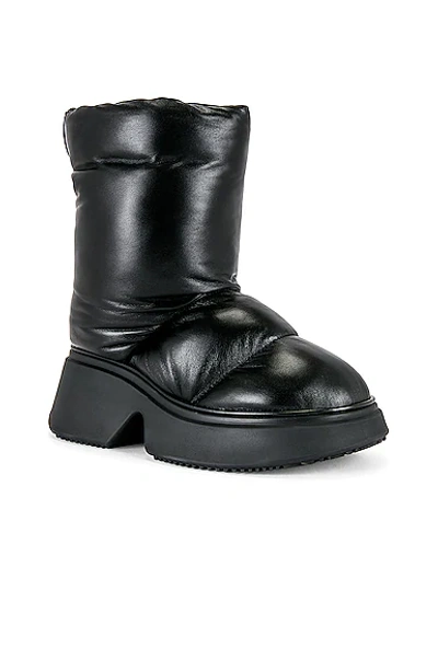 Shop Loewe Padded Low Boot In Black