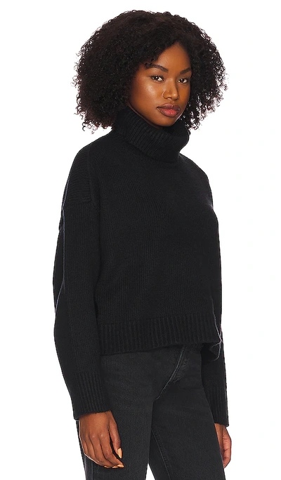 Shop 525 Relaxed Turtleneck Sweater In Black