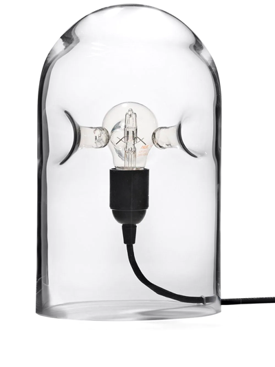 Shop Karakter Tripod Glass Lamp In Neutrals