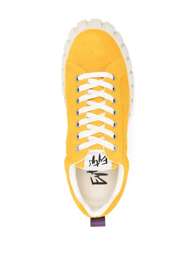 Shop Eytys Odessa Sunflower Low-top Sneakers In Yellow