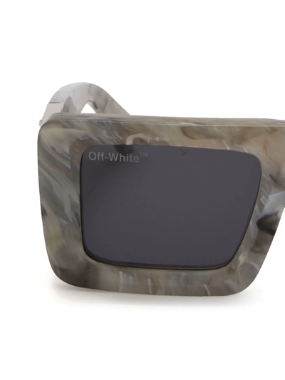 Off-white Leonardo Square-frame Sunglasses In Grey