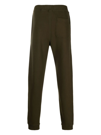 Sunspel Elasticated Track Pants In Green