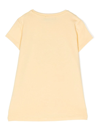 Shop Aigner Teddy-print T-shirt In Yellow