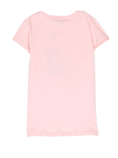 Shop Aigner Logo-print Detail T-shirt In Pink