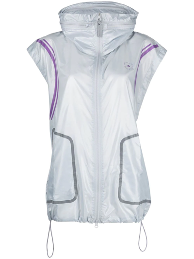 Shop Adidas By Stella Mccartney Truepace Running Gilet In Grau