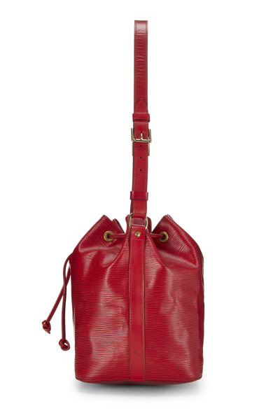 Pre-owned Louis Vuitton Red Epi Noé Petite