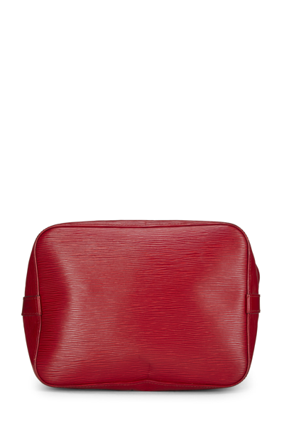 Pre-owned Louis Vuitton Red Epi Noé Petite