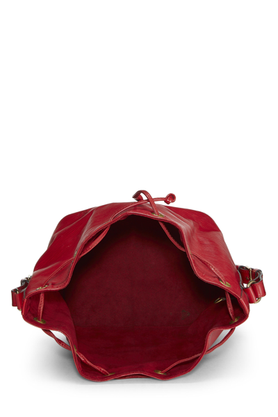Pre-owned Louis Vuitton Red Epi Noé Petite