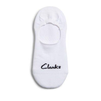 Shop Clarks Basic Liner Sock In White