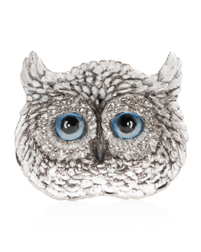 Shop Jay Strongwater Snow Owl Trinket Tray