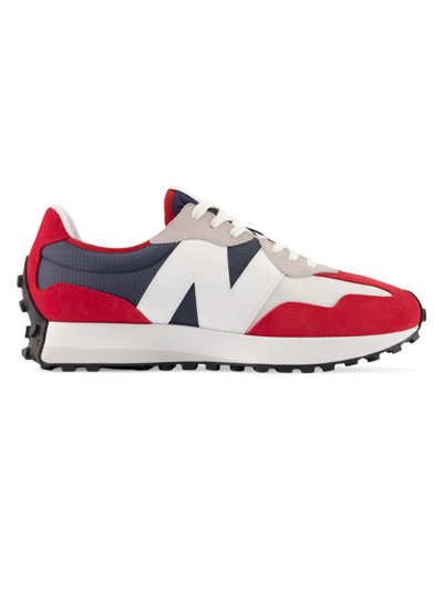 Shop New Balance Men's 327 Low-top Sneakers In Natural Indigo