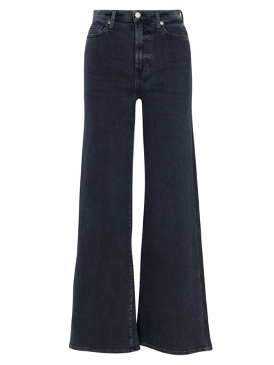 Shop 7 For All Mankind Women's Ultra High-rise Stretch Wide-leg Jeans In Light Vintage Gaze