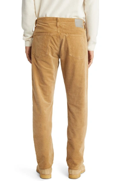 Shop Ag Everett Slim Straight Leg Pants In Sulfur Vinte Khaki