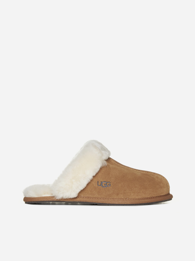 Shop Ugg Scuffette Ii Leather Slippers